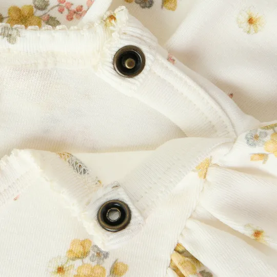 Lil' Atelier Coconut Milk Jurkje - Maat 56 - Flower
