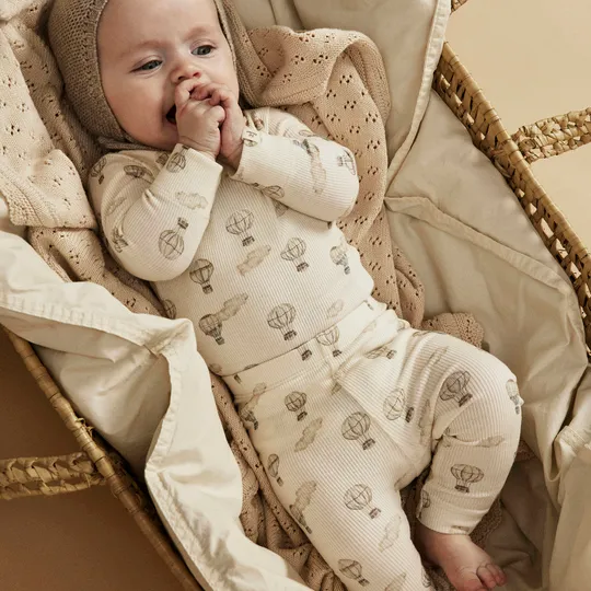 Lil' Atelier Air Balloon Romper - Turtledove