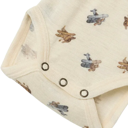 Lil' Atelier Detail Babybody - Turtledove Melange