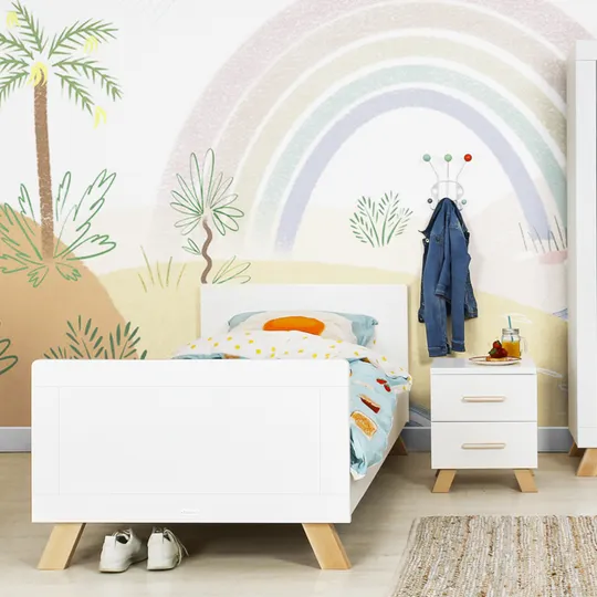 Bopita Lisa Bed Wit / Naturel 90 x 200 cm