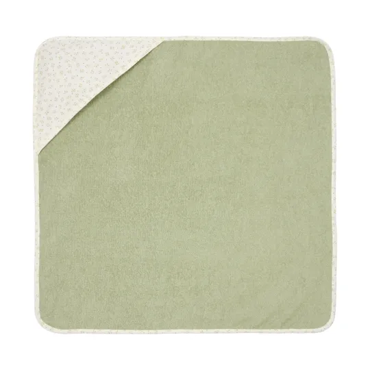 Little Dutch Badcape Baby - Blueberry Leaves - 75x75 cm
