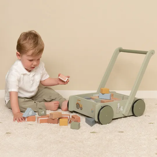 Little Dutch Little Farm Bauklotzwagen – Holz