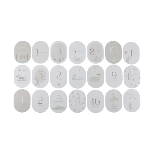 Little Dutch Mijlpaalkaarten 'Mijn Eerste Jaar' Baby Bunny