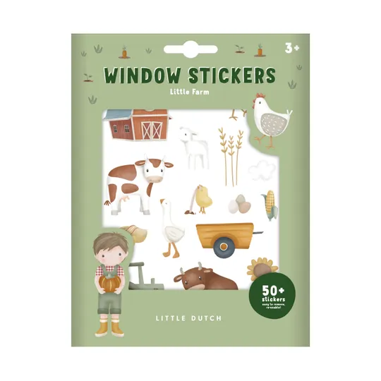 Little Dutch Fensteraufkleber - Little Farm