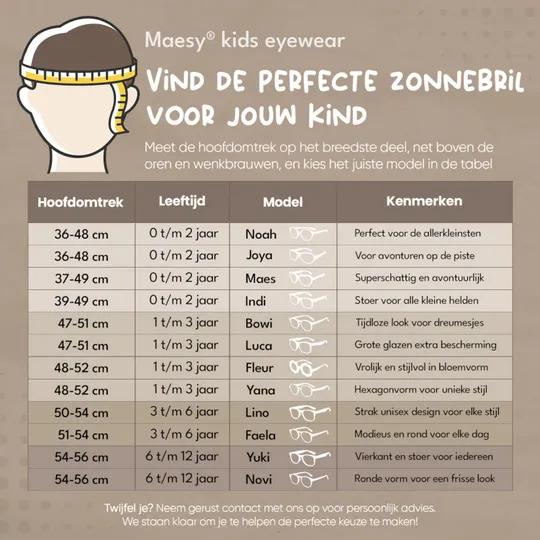 Maesy Zonnebril - Noah - 0 t/m 2 jaar