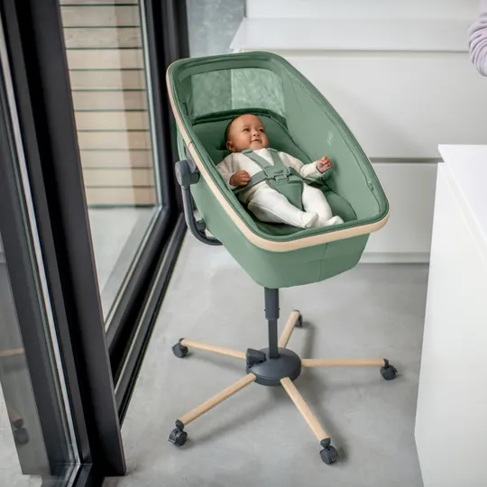 Maxi-Cosi Alba 3-in-1-Hochstuhl – Liegestuhl – Wiege 