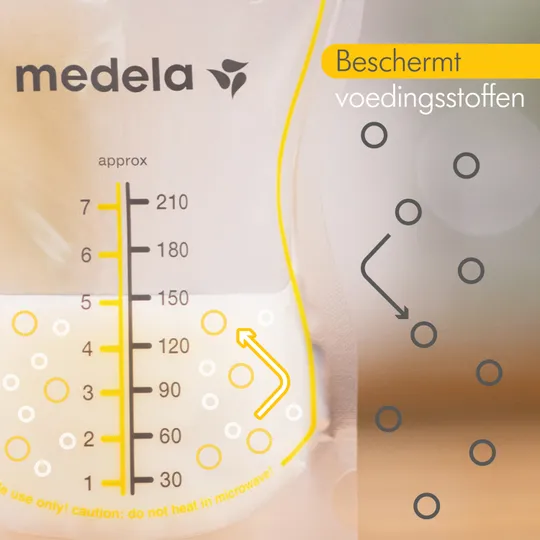Medela Moedermelkbewaarzakjes Met Schenktuit - 210 ML - 25 Stuks