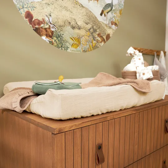 Meyco Aankleedkussenhoes Uni - Pre-washed - Soft Sand