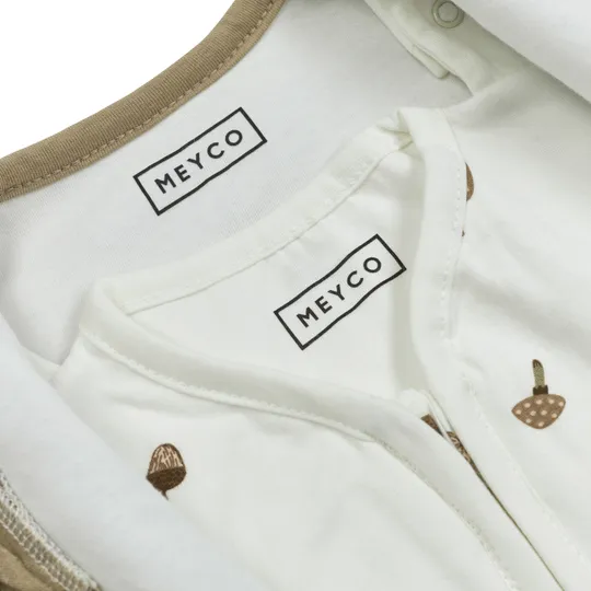 Meyco Baby Waldtiere 4 Jahreszeiten Schlafsack - Sand