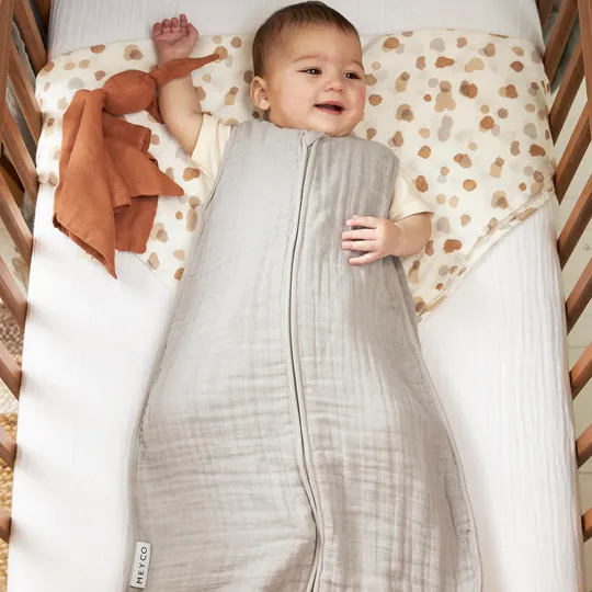 Meyco Baby Hydrofiele Slaapzak  – 110 cm – Greige