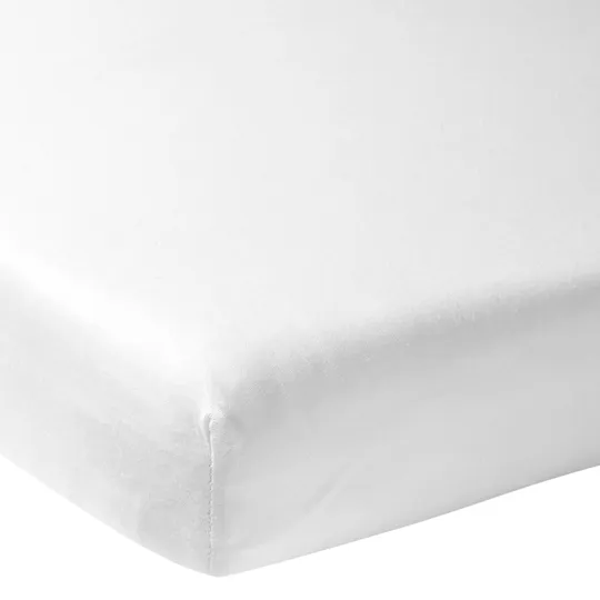 Meyco Uni Spannbettlaken Wiege - 40x80 cm - Weiß