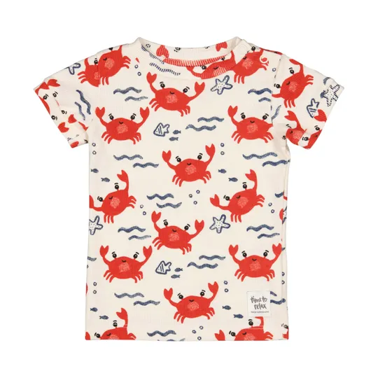 Feetje Cooper Crab Premium Shortama Offwhite