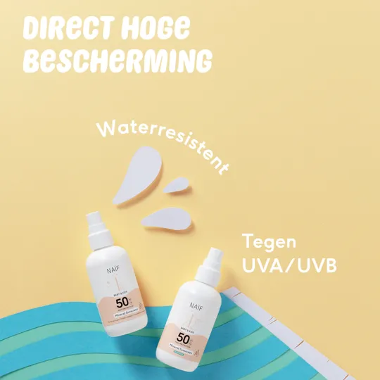 Naïf Sonnenschutzspray Für Baby & Kind - SPF 50 - 100 ml