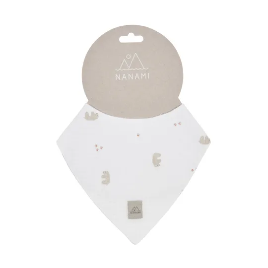 Nanami Bandana Slabbetje - Polarbear - Off-White