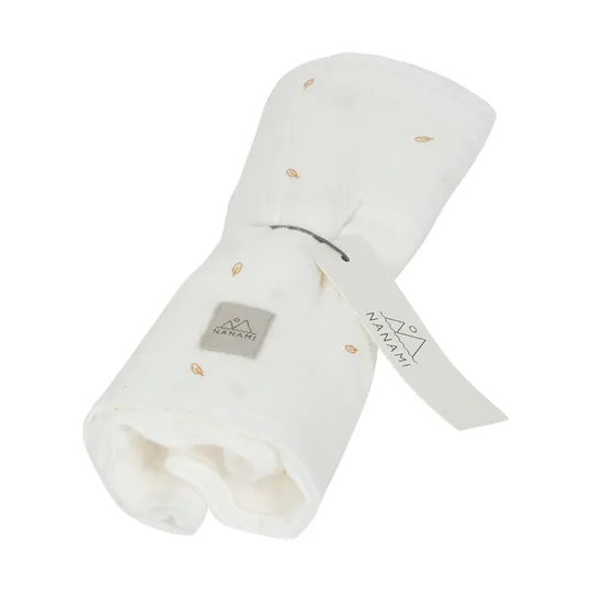 Nanami Hydrofiel doek- 60 x 60 cm - Off-White Leaf