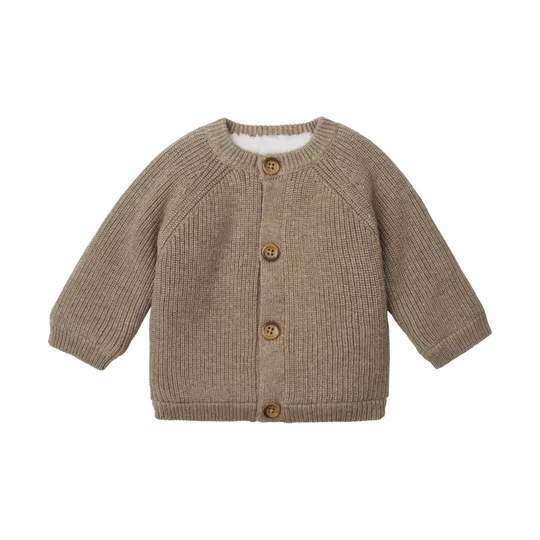 Noppies Nevers Knit Vestje - Taupe Melange