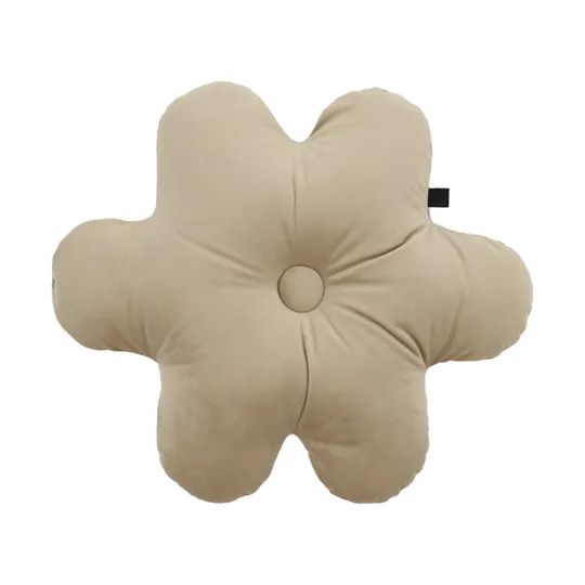 Overseas kussen Flower Shape - 35 cm - Beige