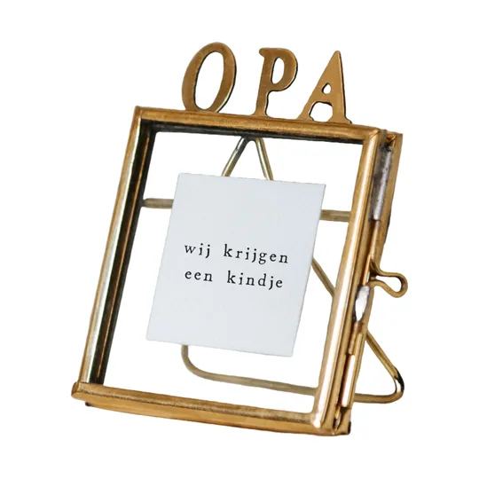 Ikpakjein Opa Lijstje Staand - Wij Krijgen Een Kindje