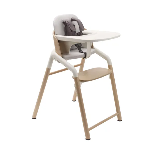 Bugaboo Giraffe Kinderstoel Ultimate Bundel - Wood /  White