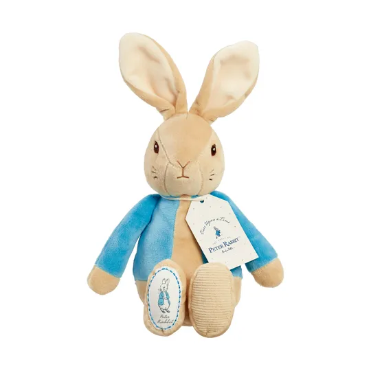 Rainbow Designs Kuscheltier - Peter Hase  - Blaue Jacke - 30 cm