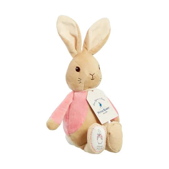 Rainbow Designs Kuscheltier - Flopsy Häschen- Rosa Jacke - 26 cm