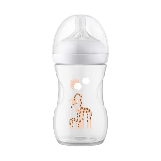 Philips Avent Natural Fles - 260 ml - Giraffe