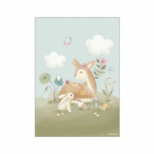 Little Dutch Poster - Fairy Garden - A3