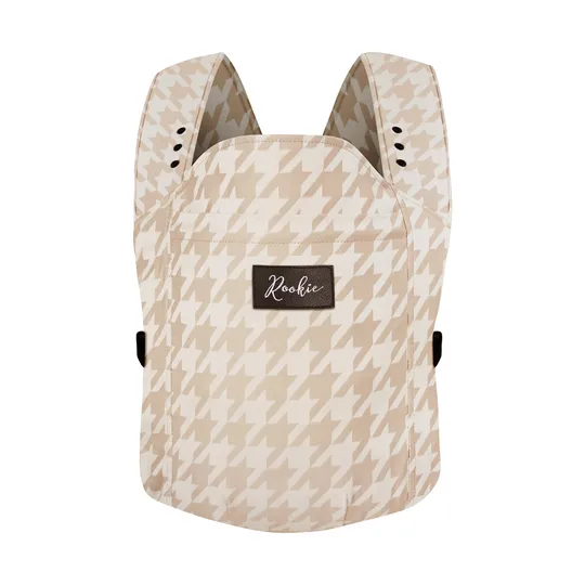 Rookie X HT Premium Babytrage - Houndstooth Beige