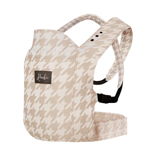 Rookie X HT Premium Babytrage - Houndstooth Beige