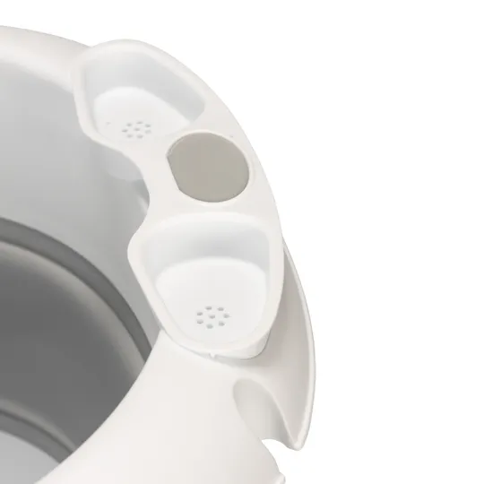 Puck Faltbare Badewanne II - Weiß/ Grau