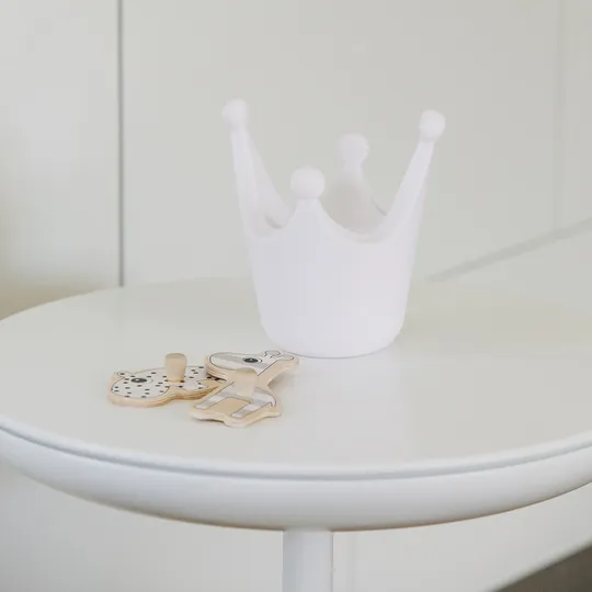 Atelier Pierre Spardose - Krone - Weiß