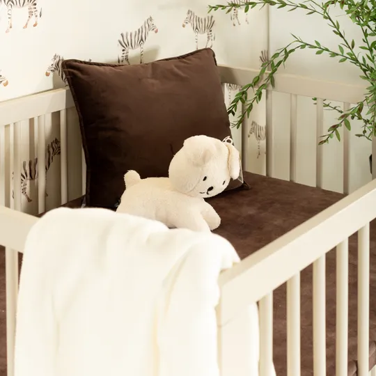 Kidsmill Laufstall - Intense Patinated Brass - Oatmeal