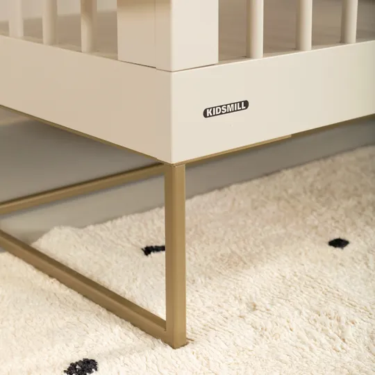 Kidsmill Laufstall - Intense Patinated Brass - Oatmeal