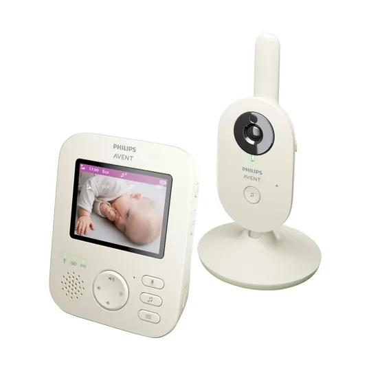 Philips Video Baby Monitor Advanced With Travel Bag - SCD882/26 - Pastel Green