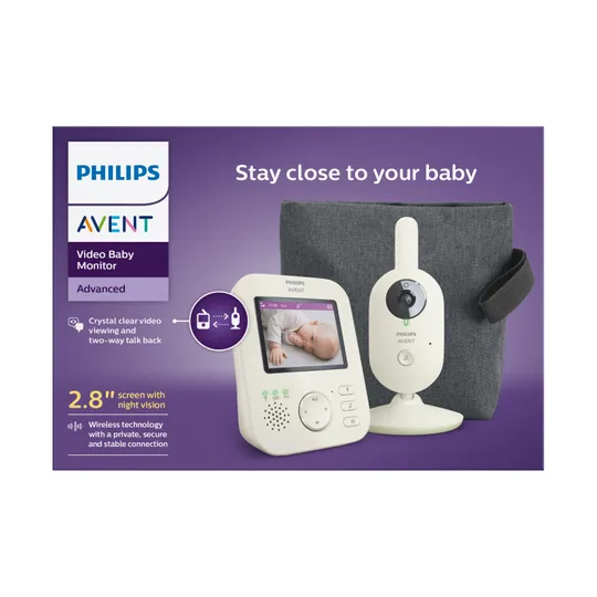 Philips Avent Video Babyphone - SCD882/26 - Pastel Green