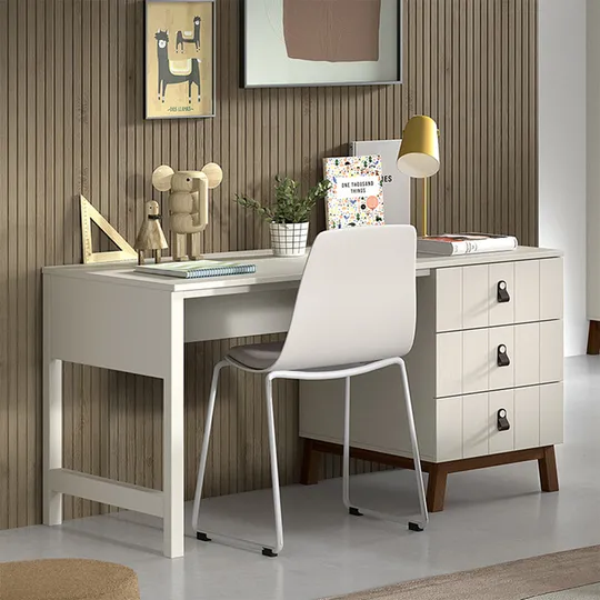 Vipack Schreibtisch – Sezane – Clay/Walnuss