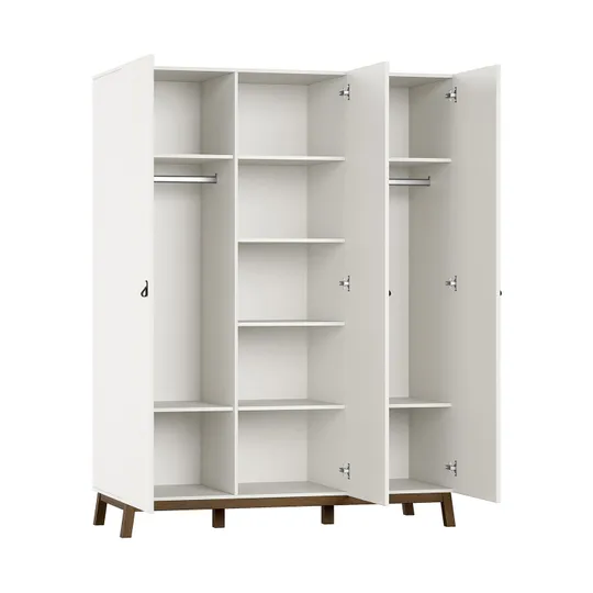 Vipack 3-Deurskast - Sezane - Clay/Walnut