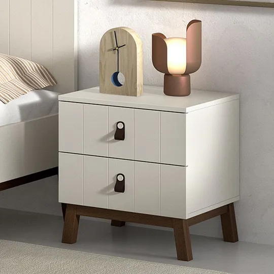 Vipack Nachtkastje - Sezane - Clay/Walnut