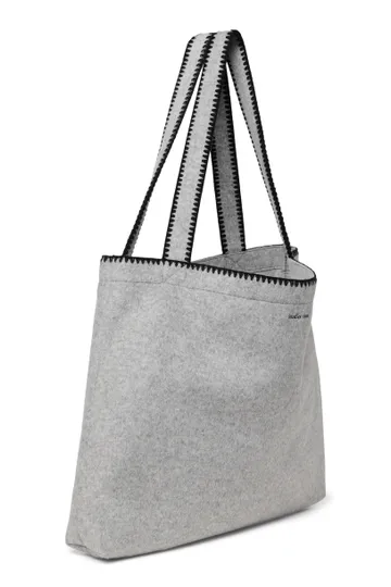 Studio Noos Wool Look Mom Bag - Grey