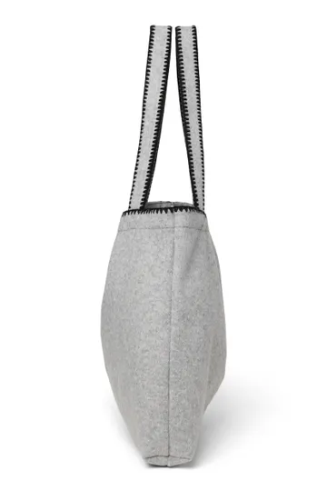 Studio Noos Wool Look Mom Bag - Grey