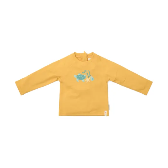 Little Dutch Schwimmshirt Langarm - Seashells -  Sunny Yellow