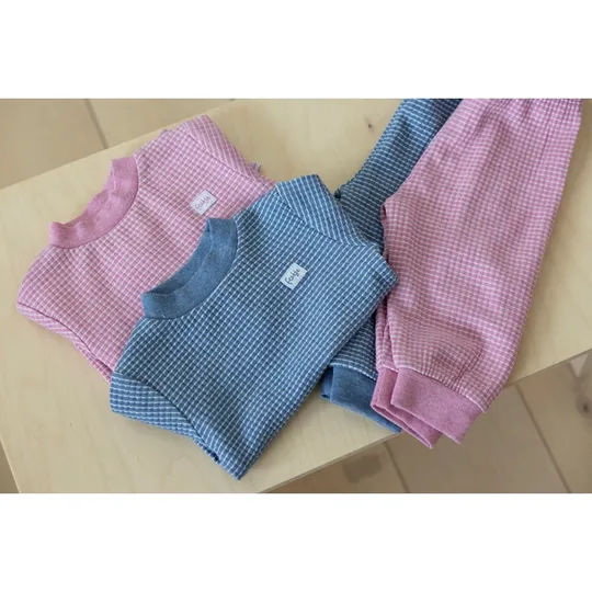 Feetje Waffel Pyjama - Rosa meliert