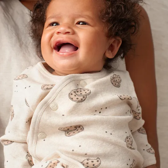 Feetje Geschenkset 1-delig pak + muts - Offwhite Melange