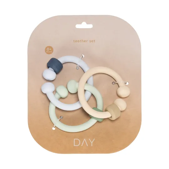DAY Beißring Set - Silikon