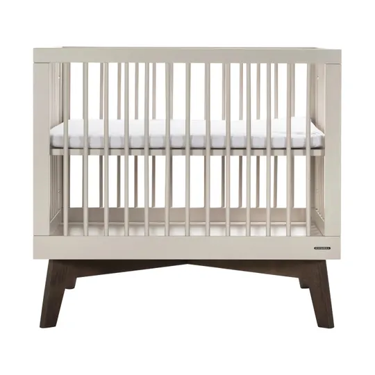 Kidsmill Sixties Laufstall – Oatmeal / Walnuss
