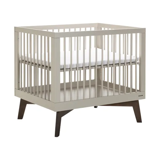 Kidsmill Sixties Laufstall – Oatmeal / Walnuss