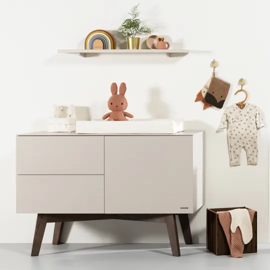Kidsmill Sixties Commode Oatmeal / Walnoot