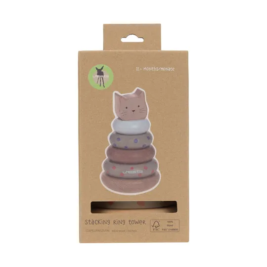 Lässig Little Mateys Stacking Ring Tower - Wood