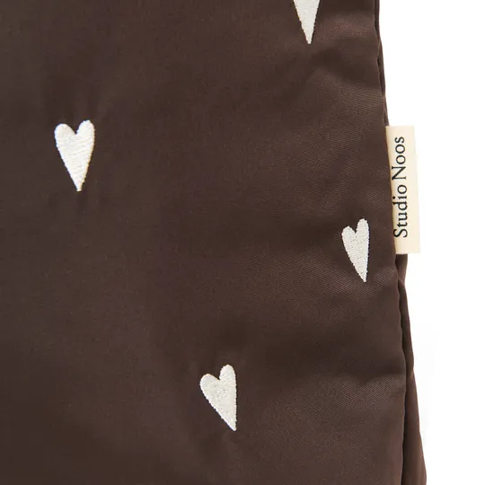 Studio Noos Mom Bag - Puffy - Brown Heart