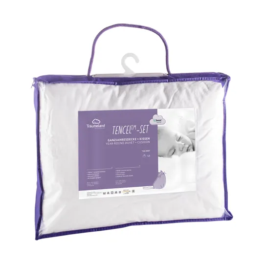 Träumeland Dekbed En Kussen Set - Tencel™ - 100 x 135 cm - 40 x 60 cm